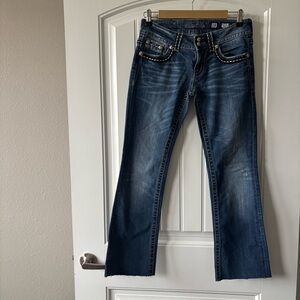 Miss Me Embroidered Rhinestones Boot 28 Jeans